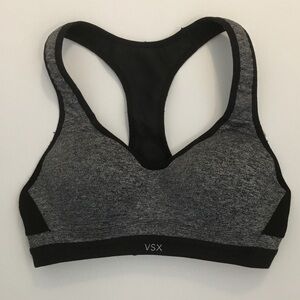 Victoria’s Secret VSX Black and Gray Sports Bra 32B
